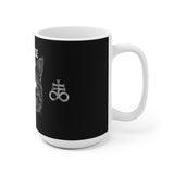 Purraise Satan - White Ceramic Coffee Mug - lefthandcraft