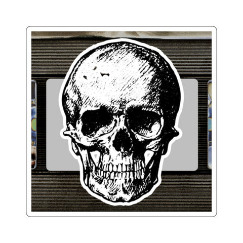 Skull Square Stickers