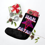 Retro Hail Satan Christmas Stockings