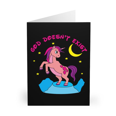 God Doesn't Exist - Greeting Cards (5 Pack)