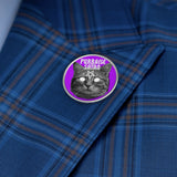 Purraise Satan Metal Pin - lefthandcraft