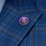 Purraise Satan Metal Pin - lefthandcraft