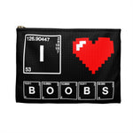 I Love Boobs Accessory Pouch