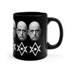 Aleister Crowley Thelema black coffee mug 11oz