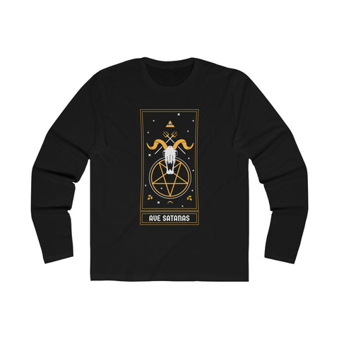 Ave Satanas - Men's Long Sleeve Crew Tee