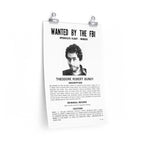 Ted Bundy FBI Wanted Poster Reprints