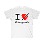 I Love Transylvania Unisex Ultra Cotton Tee