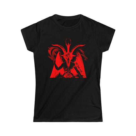 Baphomet Red Women's Softstyle Tee