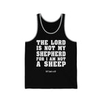 The Lord Is Not My Shepherd For I Am Not A Sheep Jersey Tank - lefthandcraft