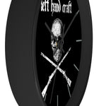 Left Hand Craft Crossed Muskets Wall Clock