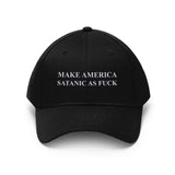 Make America Satanic As Fuck - Unisex Twill Hat