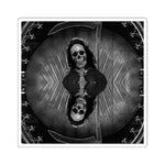 Santa Muerte Square Stickers