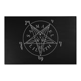 Sigil of Baphomet - Samael Lilith - Area Rugs