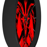 Baphomet Red Wall Clock