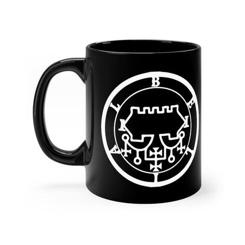 Sigil of Belial black coffee mug 11oz