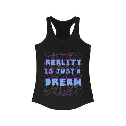 Reality Is Just A Dream - Mystical Cat - Women's Ideal Racerback Tank