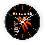 Halloweed Wall Clock