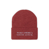 Make America Satanic As Fuck Knit Beanie