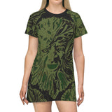 Green Man T-Shirt Dress