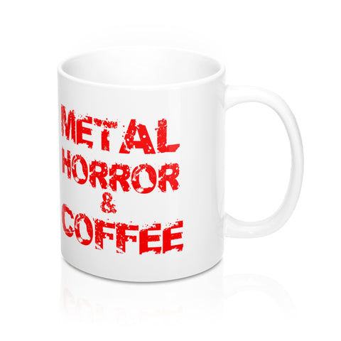 Metal Horror Coffee Mug 11oz - lefthandcraft