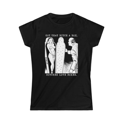 Bitches Love Boxes Women's Softstyle Tee