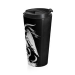 Baphomet Negative Stainless Steel Travel Mug - lefthandcraft