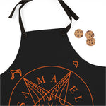Sigil Of Baphomet Orange & Black Apron
