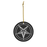 Sigil of Baphomet Ceramic Ornaments