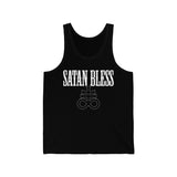 Satan Bless Jersey Tank - lefthandcraft