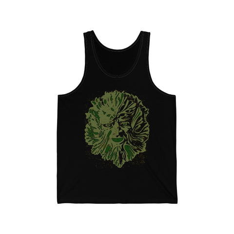 Green Man - Unisex Jersey Tank