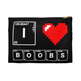 I Love Boobs Accessory Pouch