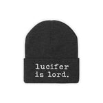 Lucifer Is Lord Knit Beanie