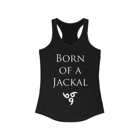 Born of a Jackal 666 - Racerback Tank