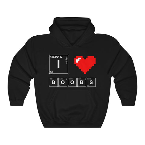 I Love Boobs - Pullover Hoodie