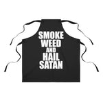 Smoke Weed and Hail Satan Apron