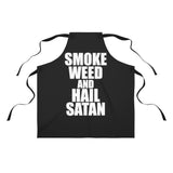 Smoke Weed and Hail Satan Apron
