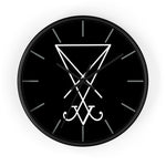 Sigil of Lucifer Wall Clock