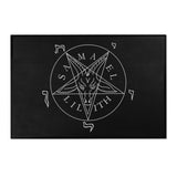 Sigil of Baphomet - Samael Lilith - Area Rugs