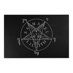 Sigil of Baphomet - Chenille Area Rugs