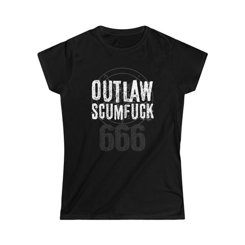 Outlaw Scumfuck - Women's Softstyle Tee