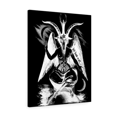 Baphomet Negative - Canvas Gallery Wraps