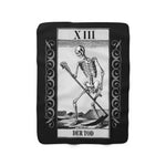 Der Tod - German Tarot Death Card - Sherpa Fleece Blanket