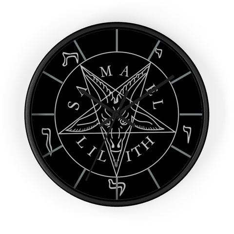 Sigil of Baphomet Wall clock