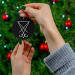 Sigil of Lucifer Ceramic Ornaments