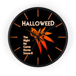 Halloweed Wall Clock