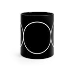 Triple Moon Goddess - Black mug 11oz