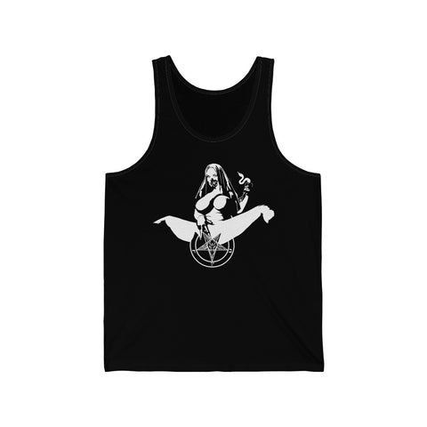 Satanic Nun Original Unisex Jersey Tank - lefthandcraft