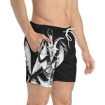 Baphomet Negative Swim Trunks