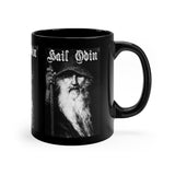 Hail Odin black coffee mug 11oz
