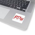 Satan Square Stickers